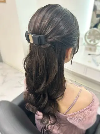 ロング ヘアアレンジ ヘアセット専門店 Rのヘアスタイル