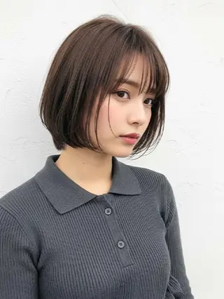 ミディアム 浦添 あらさきのヘアスタイル