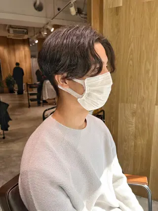 ショート パーマ メンズ 🉐メンズヘア特化 men's/ケンイチのヘアスタイル