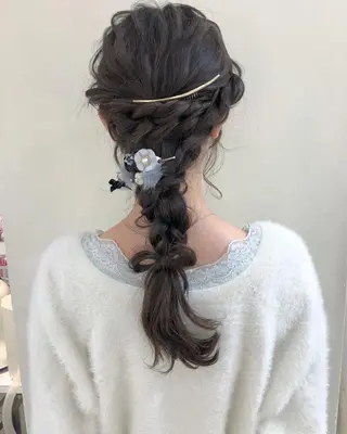 ロング ヘアアレンジ 柳澤 興輝のヘアスタイル