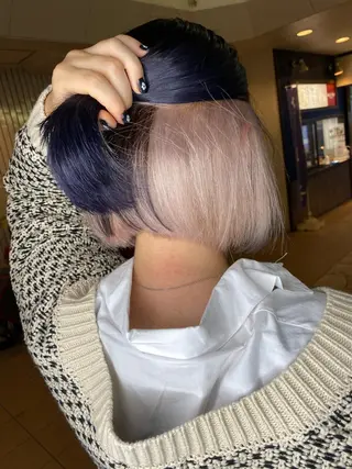 ショート カラー パーマ ヘアアレンジ メンズ キッズ ネイル マツエク・マツパ 🌈髪質改善・美髪矯 正・平野瀬乃🌈のヘアスタイル