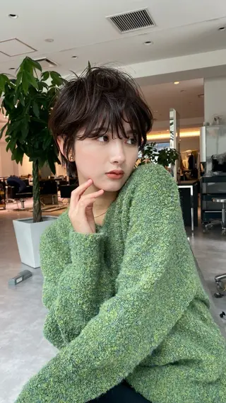 ショート 大人ショート特化/ カットモデル/表参道のヘアスタイル