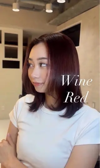 カラー hair salon空所属・赤木 雅のヘアスタイル