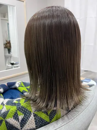 ミディアム カラー liL  hair サトウリョウタのヘアスタイル