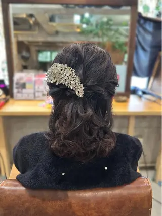ミディアム ヘアアレンジ Kaori / P’s 渋谷のヘアスタイル
