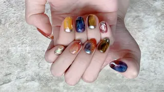 ショート チ まるこのネイルデザイン