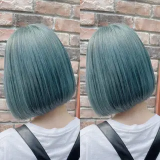 ショート カラー ブリーチ無しダブル カラー🦕まどかのヘアスタイル