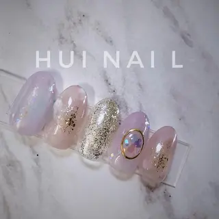 ミディアム めぐみのネイルサロン スタッフ練習のネイルデザイン