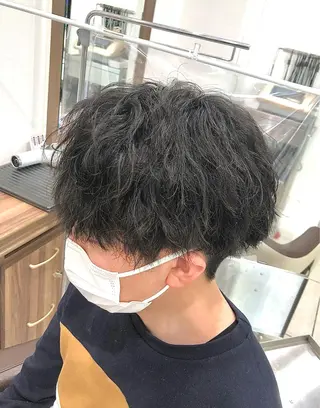 ショート パーマ 大人ショート/ 高下将一のヘアスタイル