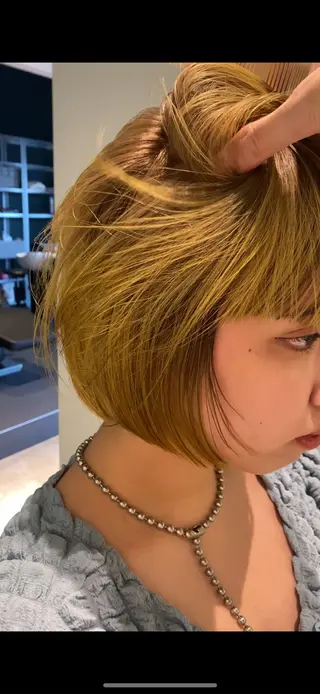 カラー ブリーチなしカラー/ パーマ/おとは🦖♡のヘアスタイル