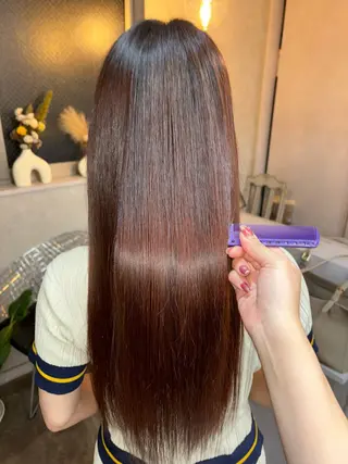 ロング 💜髪質改善/ 艶カラー/ミナ🩷のヘアスタイル