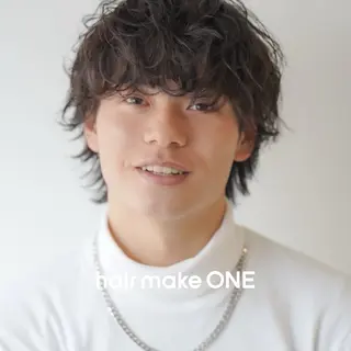 パーマ メンズ メンズパーマ/ 岩本遼のヘアスタイル