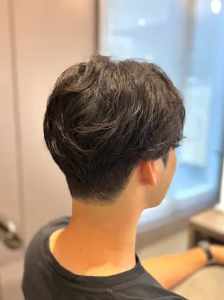 パーマ メンズ 🎼レイヤー/透明感 カラー/nene♬のヘアスタイル