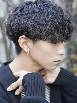 ショート パーマ メンズ SENTA✨メンズ パーマ✨fifth栄のヘアスタイル