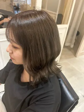ミディアム カラー kanon♡ 暖色カラー‎🤍のヘアスタイル