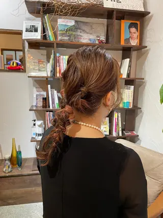 ロング ヘアアレンジ 高橋 愛美のヘアスタイル