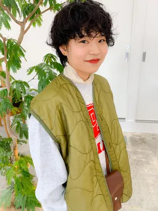 ショート パーマ/パーマ落とし /藤木舜太のヘアスタイル