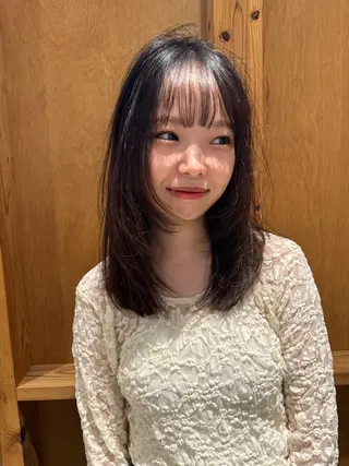 セミロング funnu୨୧ えりんのヘアスタイル