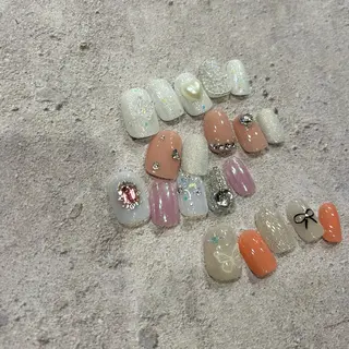 ネイル パラあり！フィルイン 美フォルムのネイルデザイン