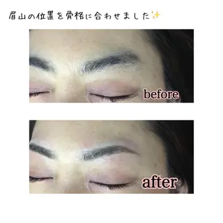 ショート ミディアム セミロング ロング カラー パーマ ヘアアレンジ ネイル マツエク・マツパ 眉毛サロン DUAL 恵比寿の眉毛・アイブロウイメージ