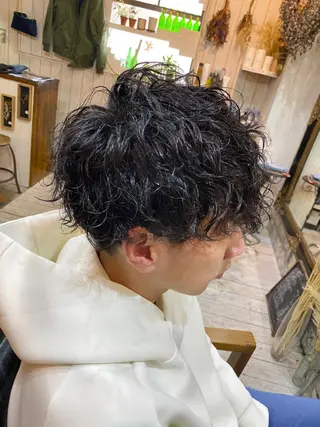 ショート パーマ メンズ LILIS hair designのヘアスタイル