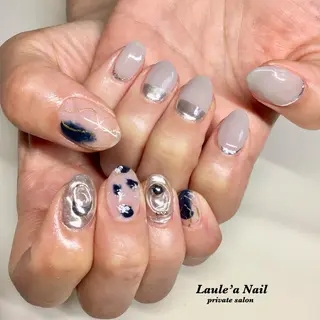 カラー ネイル マツエク・マツパ 福田 加奈のネイルデザイン