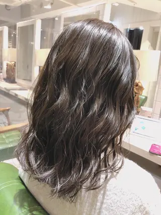 ミディアム カラー 川口髪質改善ウルトワ 🌈毛島健樹🌈のヘアスタイル