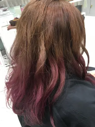 ロング カラー 似合う髪型が 分からない方へのヘアスタイル