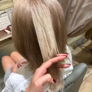 ミディアム カラー 🌸レイヤー/ブリー チ艶カラー🌸NOAのヘアスタイル