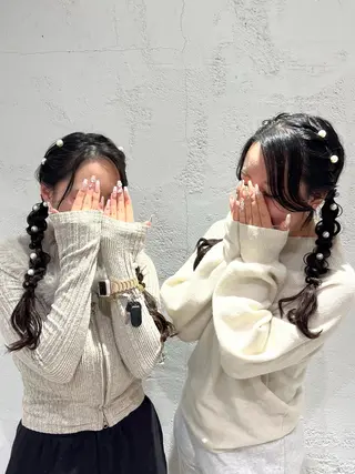 ヘアアレンジ 艶カラー/縮毛矯正/ アレンジ/akaneのヘアスタイル