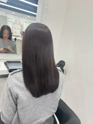 カラー 大人っぽ韓国🤍ブリ ーチ/mitsukiのヘアスタイル