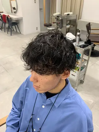 メンズ RINA 韓国ヘア/半個室のヘアスタイル