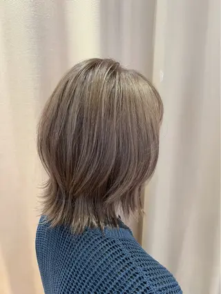 ミディアム カラー Anche所属・カットモデル様 募集中のヘアスタイル