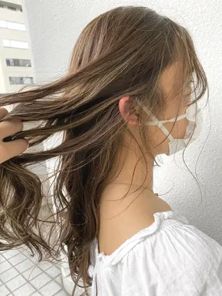 ミディアム カラー ブリーチ koheiのヘアスタイル