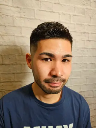 ショート メンズ パーマ 💈メンズカット 💈鈴木将希のヘアスタイル