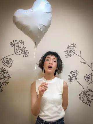 ミディアム 小澤 充のヘアスタイル