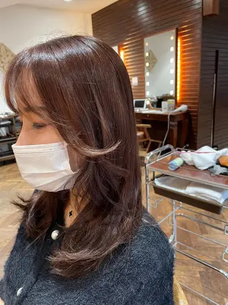 セミロング stylist YUTOのヘアスタイル