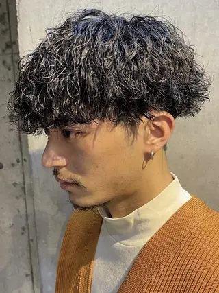 ショート パーマ メンズ SENTA✨メンズ パーマ✨fifth栄のヘアスタイル