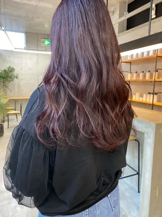 ロング カラー ヘアアレンジ son hair HIROEのヘアスタイル