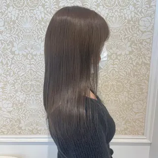 ロング カラー 髪質改善カラー💎 オオネヨシナリのヘアスタイル
