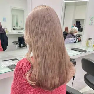 ロング カラー モテ髪ハイトーン🫧 serina🎀池袋のヘアスタイル