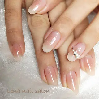 ネイル 自爪育成ネイルケア Lena  nailのネイルデザイン