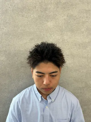 パーマ メンズ イケメン製造機 🔥上原沙羅🔥のヘアスタイル