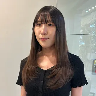 ロング カラー momoka Jr.stylistのヘアスタイル