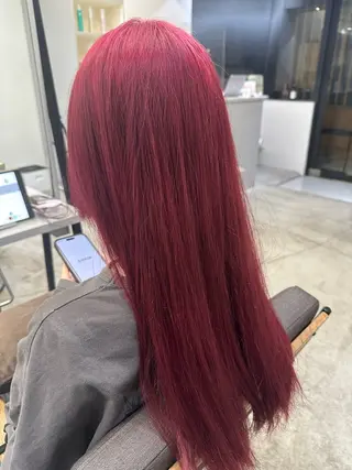 ロング カラー ハイトーンカラー が絶対可愛い✨泰聖✨のヘアスタイル