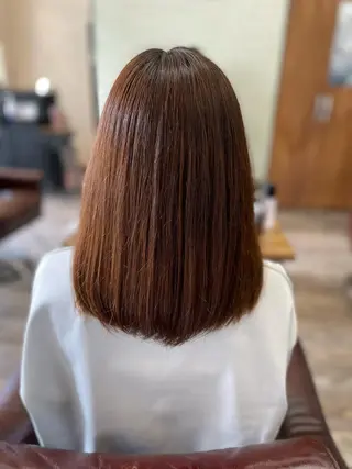 セミロング カラー 💎白髪染めも対応 🙆👌山本明菜のヘアスタイル