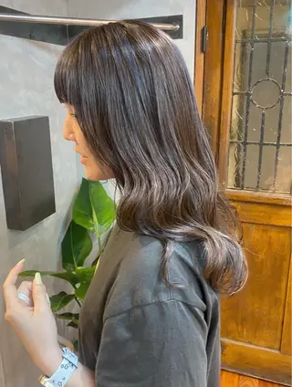 ロング カラー ヘアアレンジ 烏山 達也のヘアスタイル