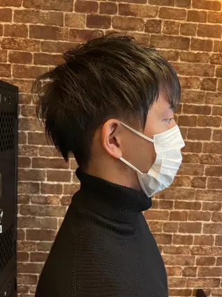 ショート カラー パーマ ヘアアレンジ メンズ キッズ ネイル マツエク・マツパ アイブロウ 久木原 ゆりのヘアスタイル