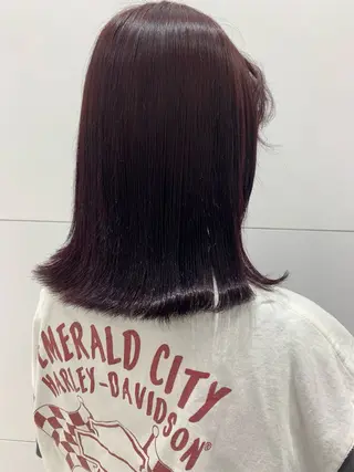 セミロング カラー 似合わせ⌇お洒落 カット⌇平野あみのヘアスタイル