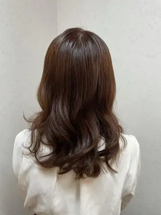 セミロング カラー 断られる髪に答えを ♣️井上秀樹♠️のヘアスタイル